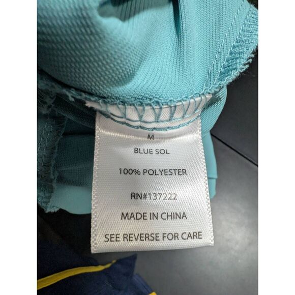 Blue Sol Solid Teal/Blue Pull-On Shorts Women's Medium - Picture 3 of 6